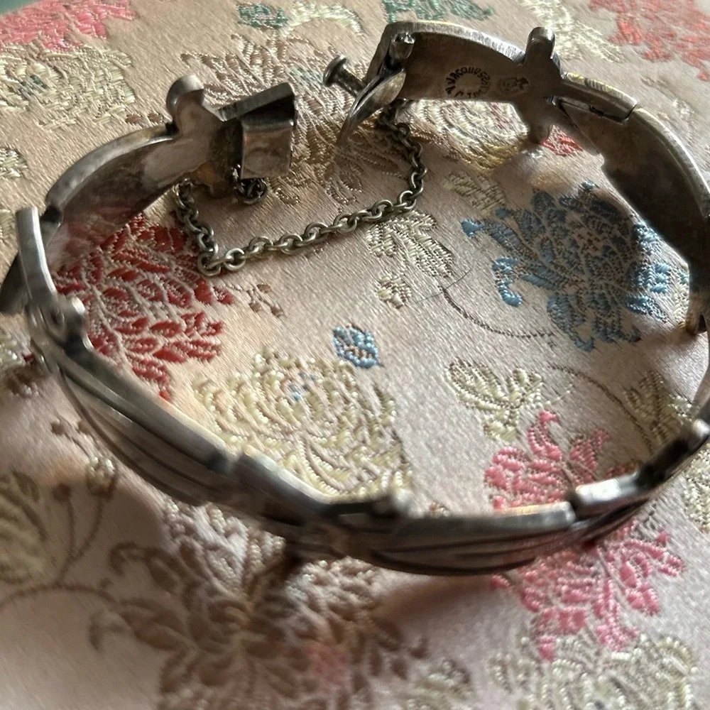 JV JACOB VINTAGE TAXCO midcentury modern Sterling Silver vintage bracelet - Picture 7 of 10